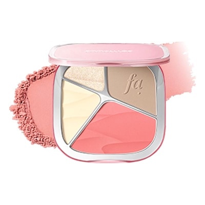 FOCALLURE Multi Color Face Palette CL01 Soft Peach image