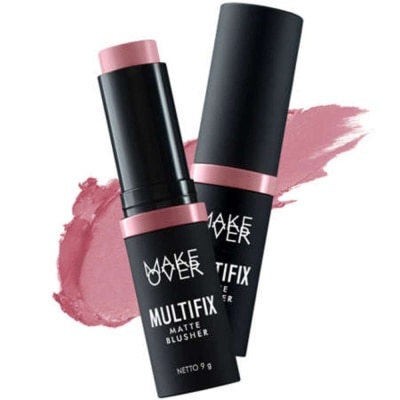 MAKE OVER Multifix Matte Blusher 02 Quickpinker