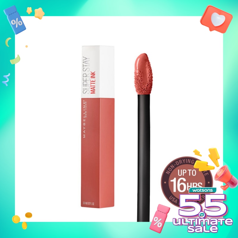 Promo Harga Maybelline Super Stay Matte Ink 130 Selfstarter 5 ml - Watsons
