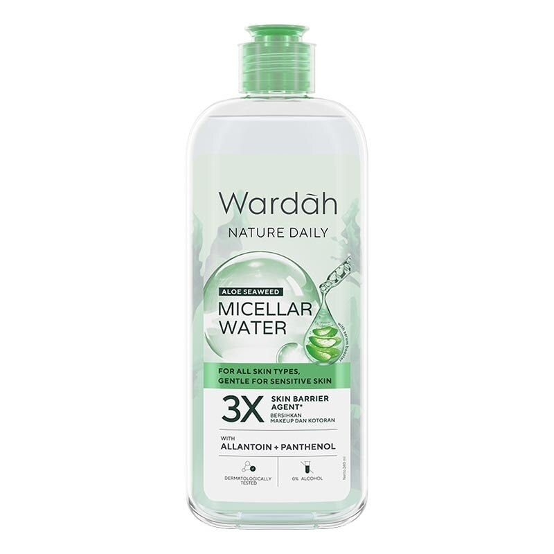 Promo Harga Wardah Natural Daily Seaweed Micellar Water 240 ml - Watsons