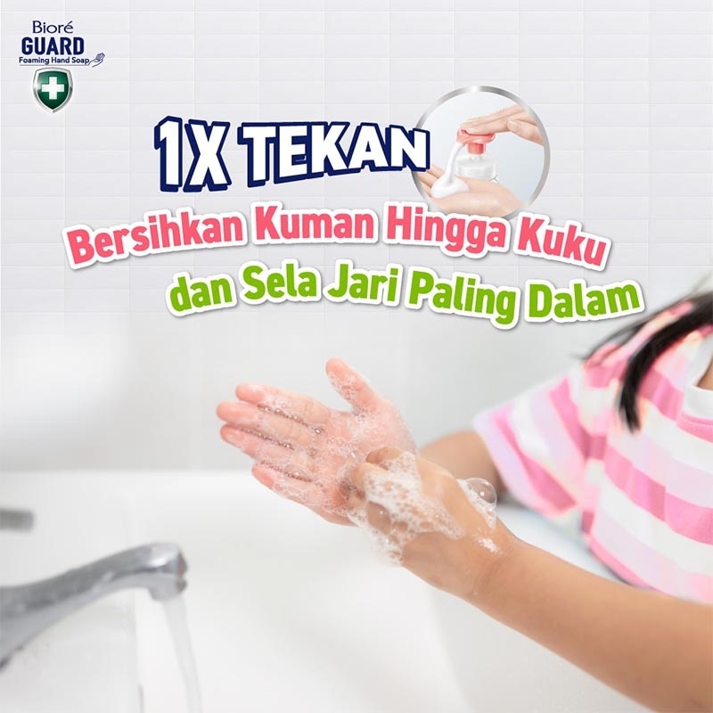 Foaming Hand Soap Refill Biore Guard Hijau Antiseptic 250 ml