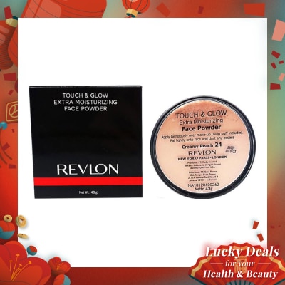 REVLON Revlon Touch & Glow Face Powder - 024 Creamy Peach