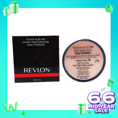 REVLON REVLON Touch &Glow Face Powder 38 Creamy Ivory 43g
