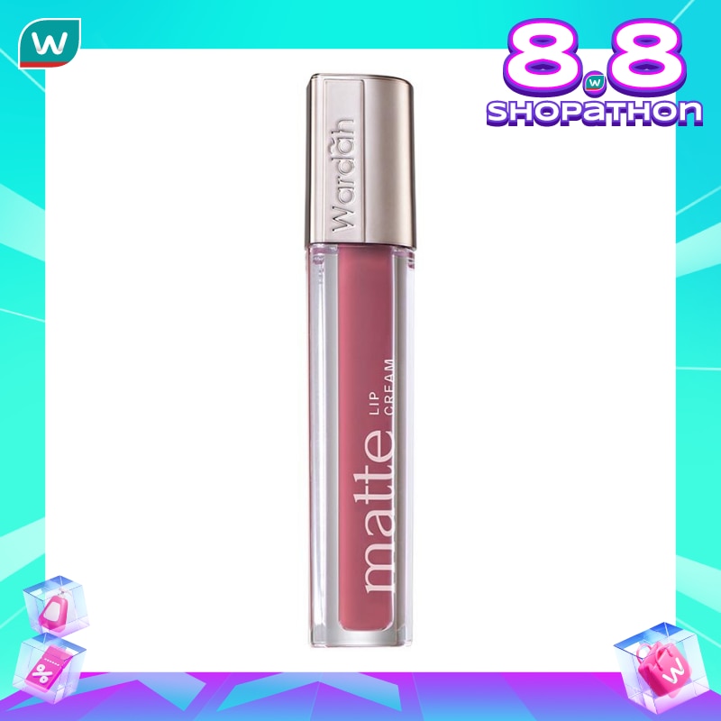 Promo Harga Wardah Exclusive Matte Lip Cream 16 Heartbeet 4 gr - Watsons