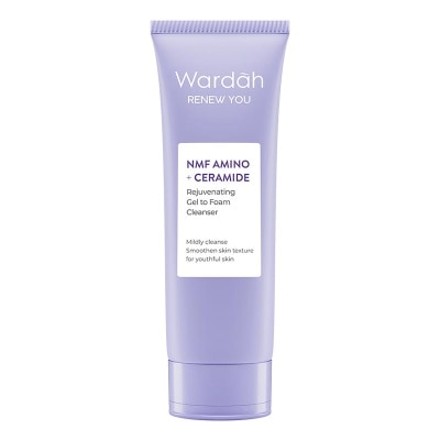 WARDAH Wardah Renew You NMF Amino + Ceramide Rejuvenating Gel to Foam Cleanser 100ml