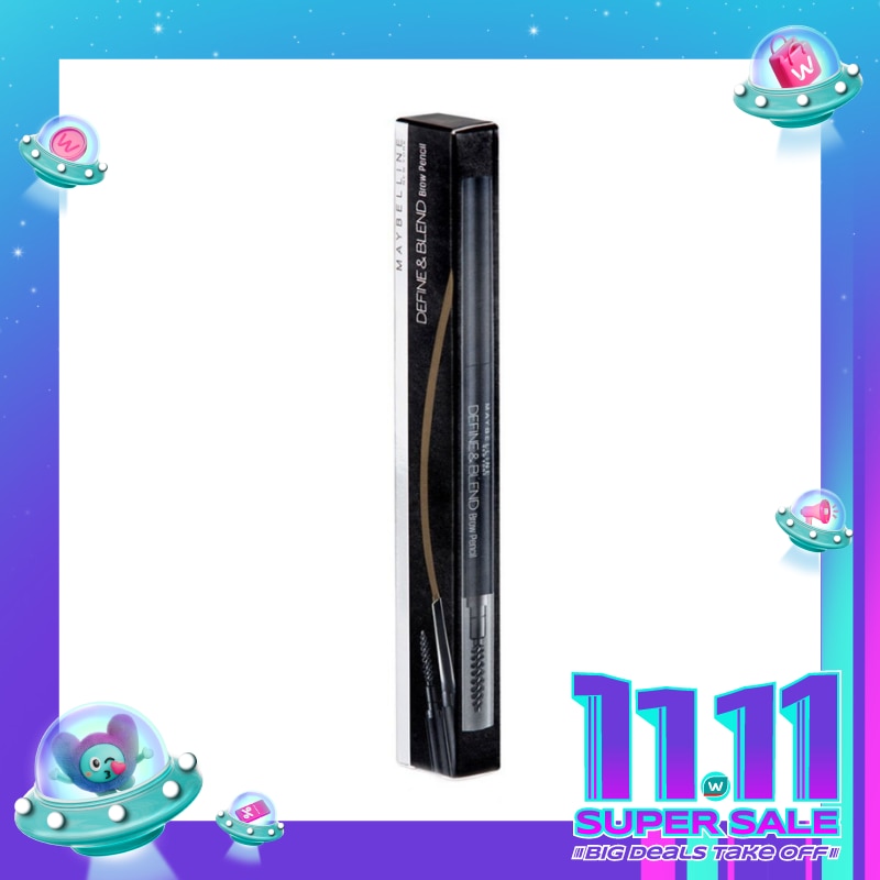 MAYBELLINE Maybelline Define And Blend Mechanic Eyebrow Pencil Natural Brown