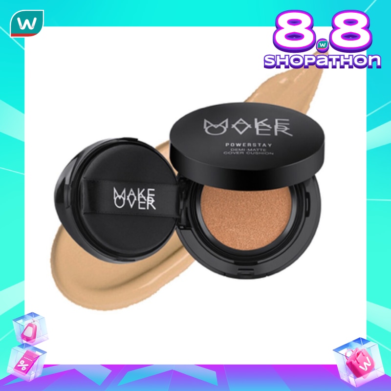 MAKE OVER Make Over Powerstay Demi-Matte Cover Cushion W22 Warm Ivory 15g