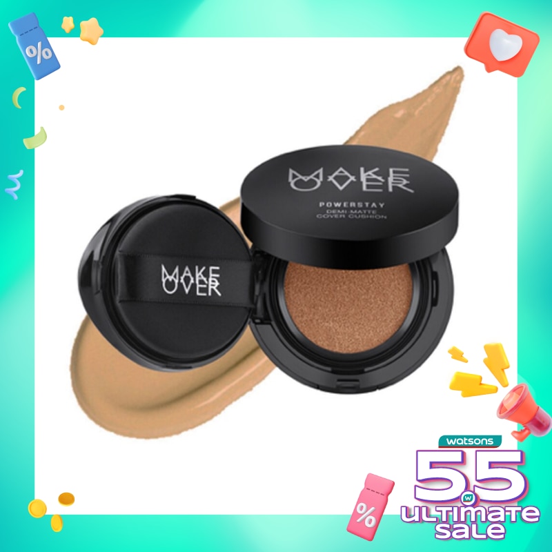 MAKE OVER Make Over Powerstay Demi-Matte Cover Cushion N30 Natural Beige 15g