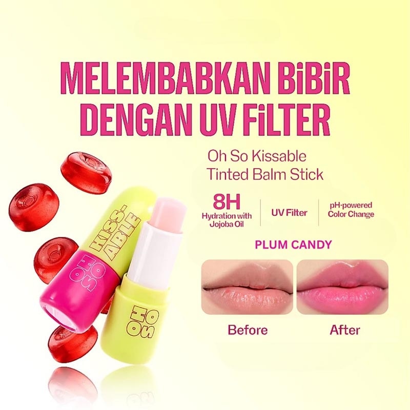Oh So Kissable Tinted Balm Stick Plum Candy 3.4g image