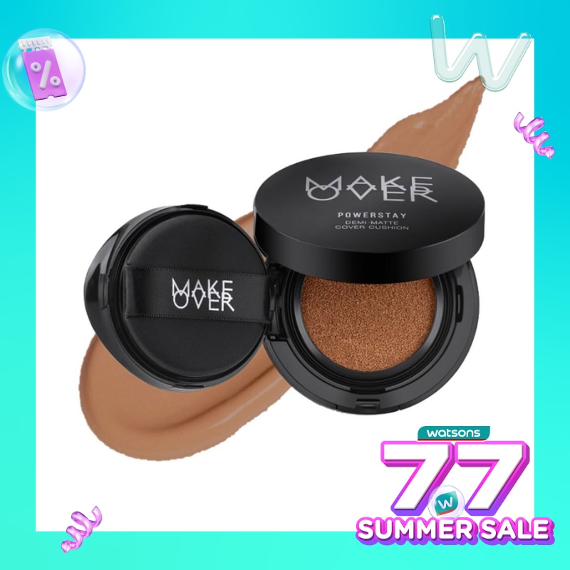 MAKE OVER Make Over Powerstay Demi-Matte Cover Cushion C51 Cool Tan 15g