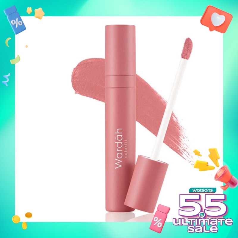 Promo Harga Wardah Colorfit Velvet Matte Lip Mousse 01 4 gr - Watsons