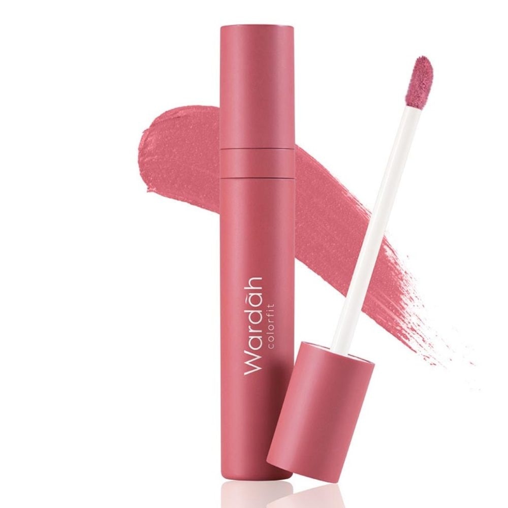 WARDAH Colorfit Velvet Matte Lip Mousse 03 Rose Ballerina 4g