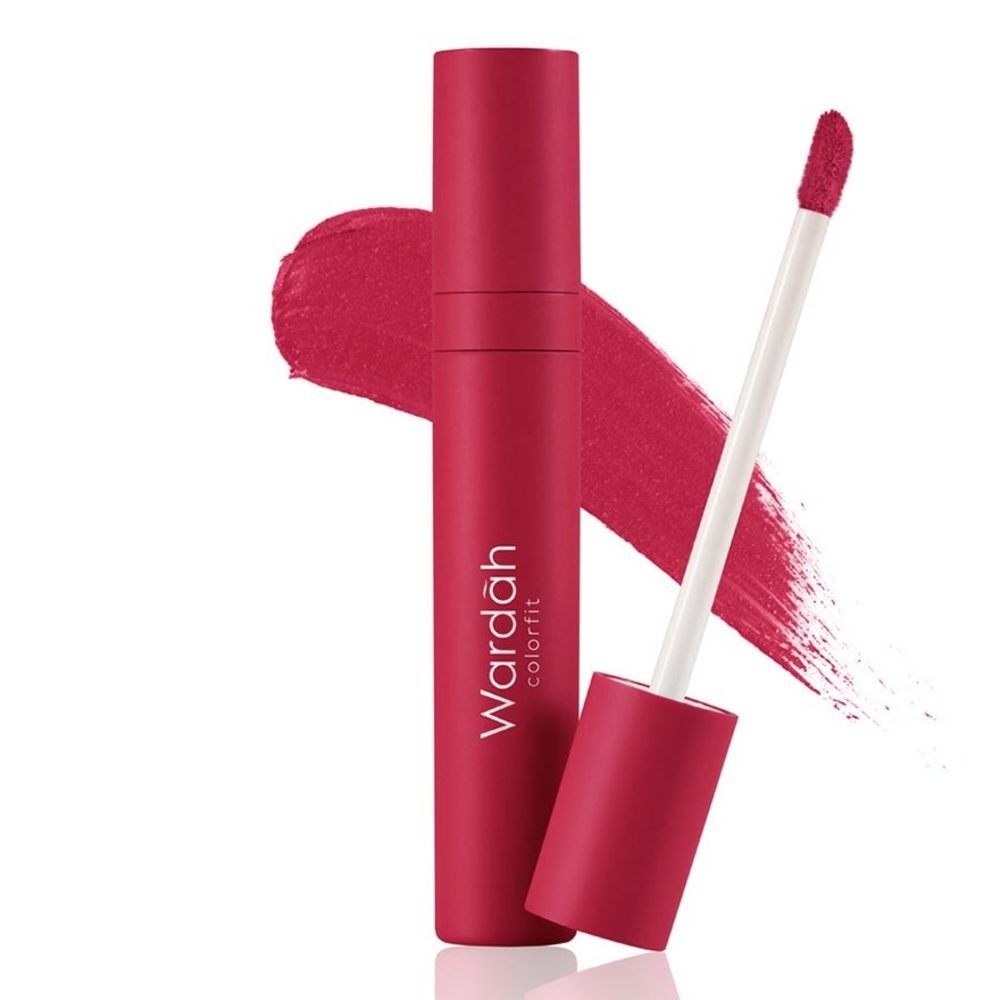 WARDAH Colorfit Velvet Matte Lip Mousse 07 Red Pioneer 4g