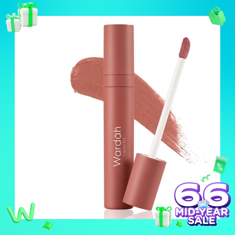 Promo Harga Wardah Colorfit Velvet Matte Lip Mousse 08 4 gr - Watsons