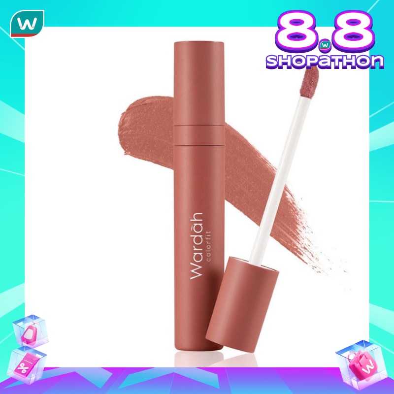 Promo Harga Wardah Colorfit Velvet Matte Lip Mousse 08 4 gr - Watsons