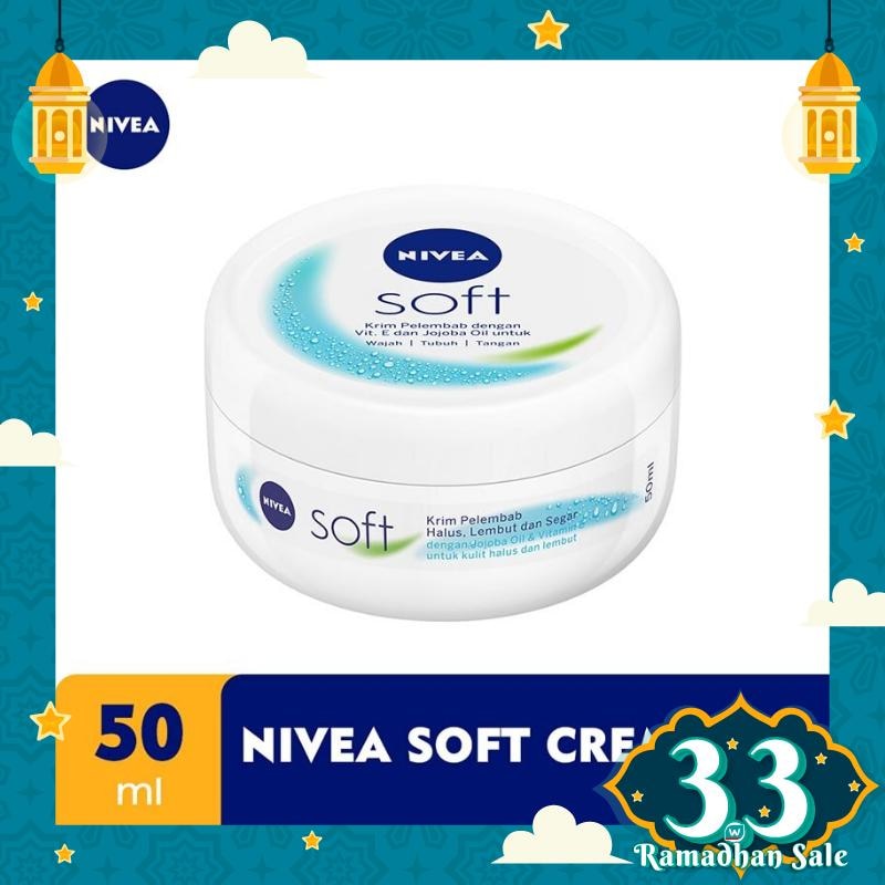 Promo Harga Nivea Soft 50 ml - Watsons