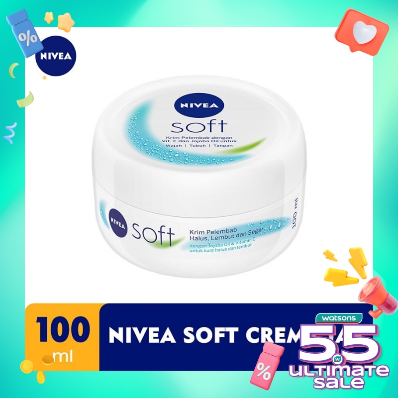 Promo Harga Nivea Soft 100 ml - Watsons