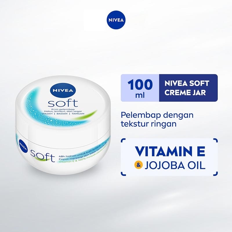 Promo Harga Nivea Soft 100 ml - Watsons