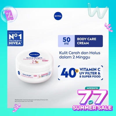 NIVEA Nivea Body Care Extra Bright Radiant & Smooth UV Filter 50ml