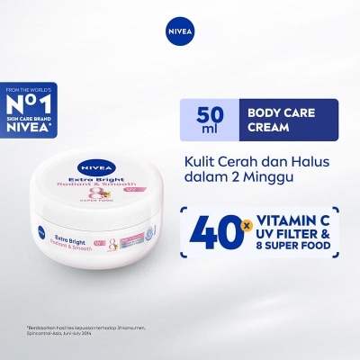 NIVEA Nivea Body Care Extra Bright Radiant & Smooth UV Filter 50ml