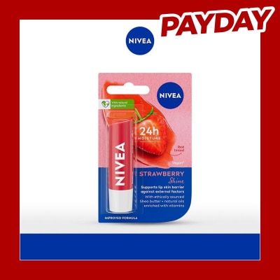 NIVEA Nivea Lip Care Lip Balm Strawberry Shine 4.8gr