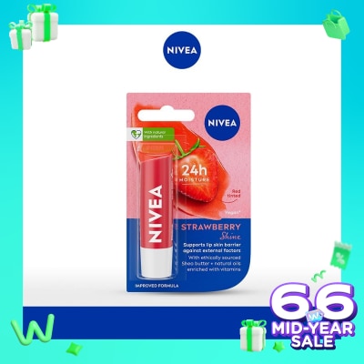 NIVEA Nivea Lip Care Lip Balm Strawberry Shine 4.8gr