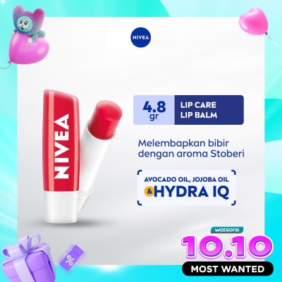 NIVEA Nivea Lip Care Lip Balm Strawberry Shine 4.8gr image
