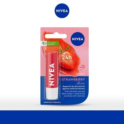 NIVEA Nivea Lip Care Lip Balm Strawberry Shine 4.8gr