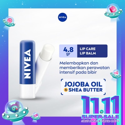 NIVEA Nivea Lip Care Lip Balm Original Essential 4.8gr
