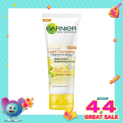 GARNIER - Light Complete White Speed Brightening Scrub Foam Skin Care - 100ml