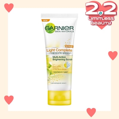 GARNIER Light Complete White Speed Brightening Scrub Foam Skin Care - 100ml