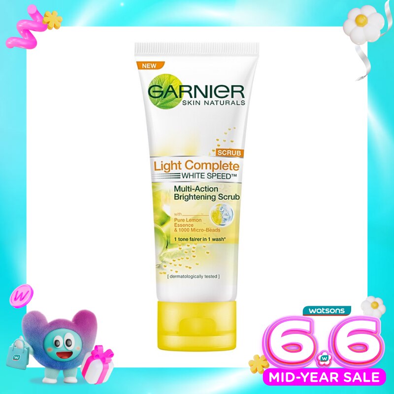 Light Complete White Speed Brightening Scrub Foam Skin Care - 100ml