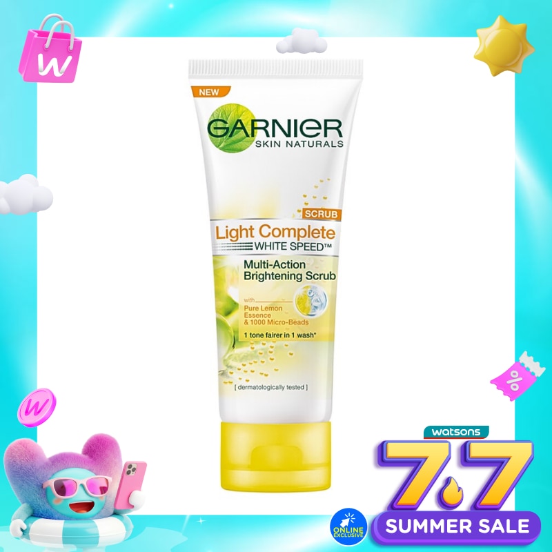 Light Complete White Speed Brightening Scrub Foam Skin Care - 100ml