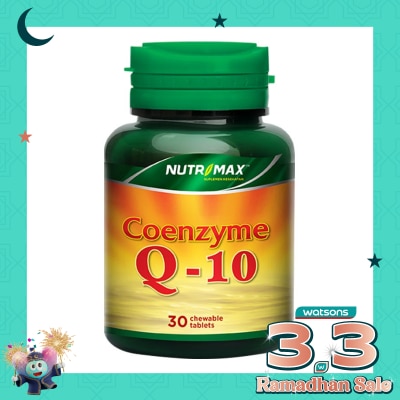 NUTRIMAX NUTRIMAX CO Q10 100MG 30'S