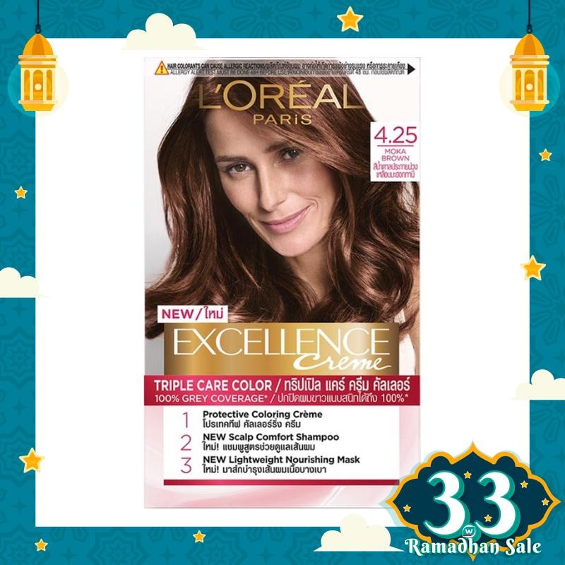 L'OREAL Excellence Creme Hair Color 4.25 Moka Brown