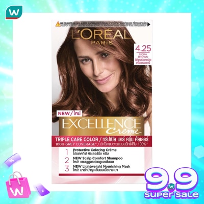 L'OREAL Excellence Creme Hair Color 4.25 Moka Brown