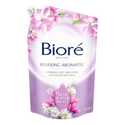 BIORE Body Foam Sabun Mandi Cair Relaxing Aromatic Pouch 400ml