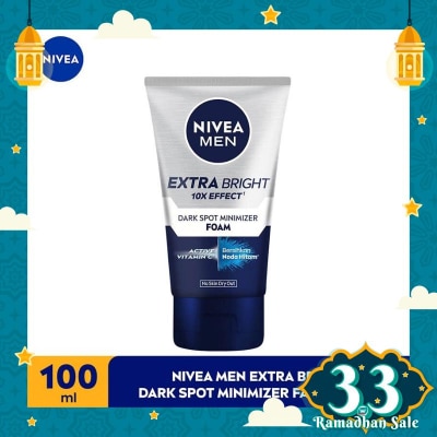 NIVEA Nivea MEN Facial Foam Extra Bright Dark Spot Minimizer 100ml