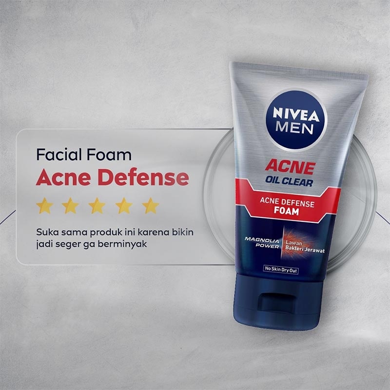 Men Facial Foam Oil Control 100ml
