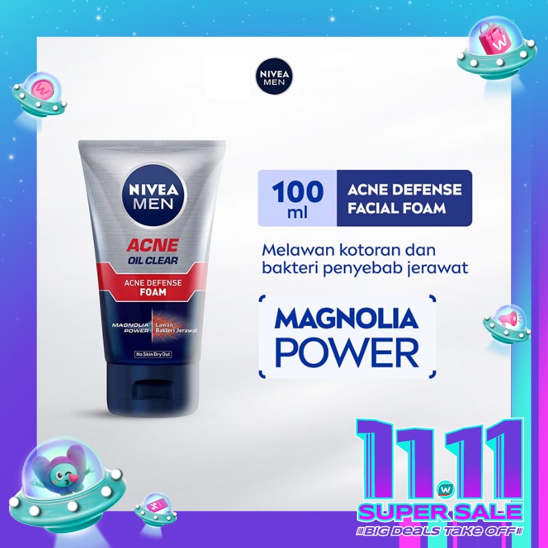 Men Facial Foam Oil Control 100ml