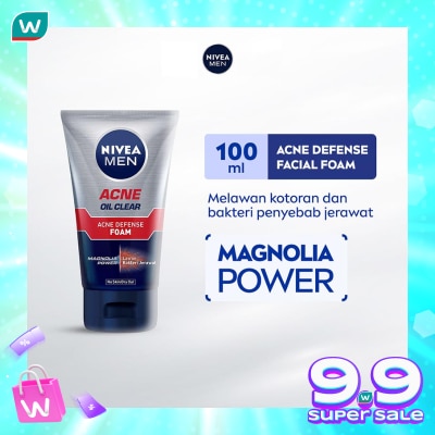 NIVEA Men Facial Foam Oil Control 100ml