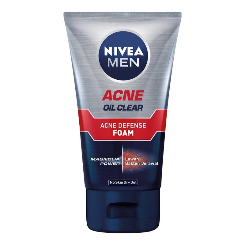 Nivea MEN Facial Foam Oil Clear Acne Defense 100ml