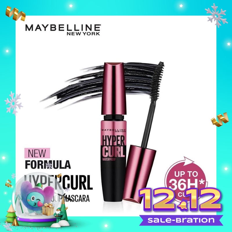 MAYBELLINE Maybelline Volum Express Mascara Hypercurl Waterproof - Black