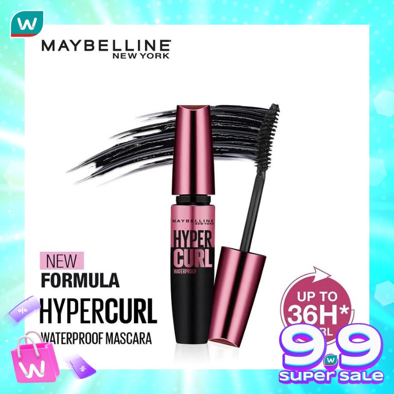 MAYBELLINE Maybelline Volum Express Mascara Hypercurl Waterproof - Black