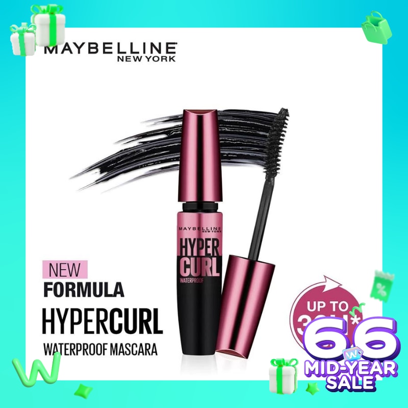 MAYBELLINE Maybelline Volum Express Mascara Hypercurl Waterproof - Black