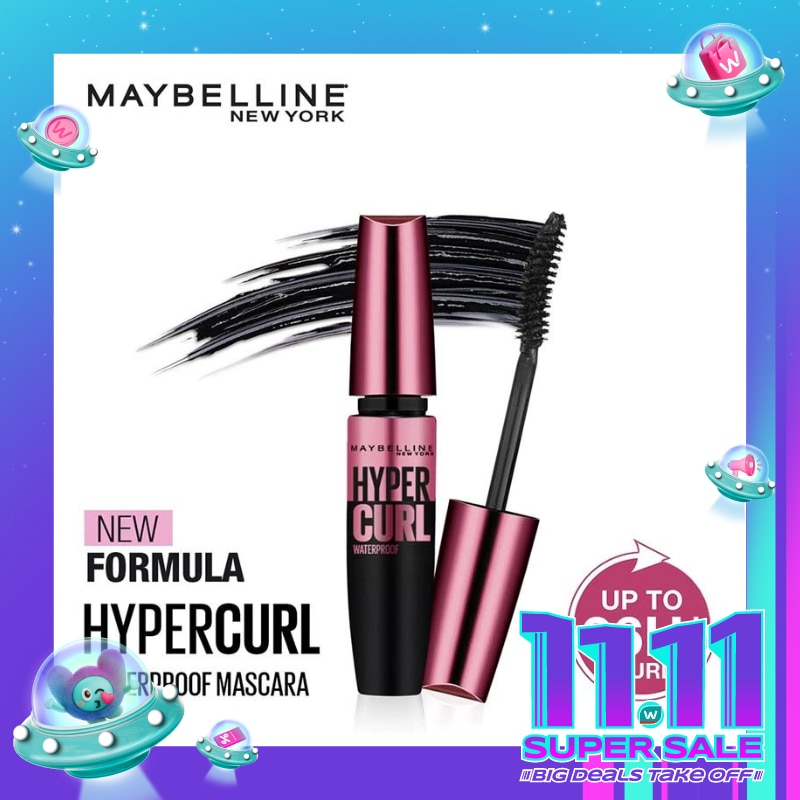 MAYBELLINE Maybelline Volum Express Mascara Hypercurl Waterproof - Black