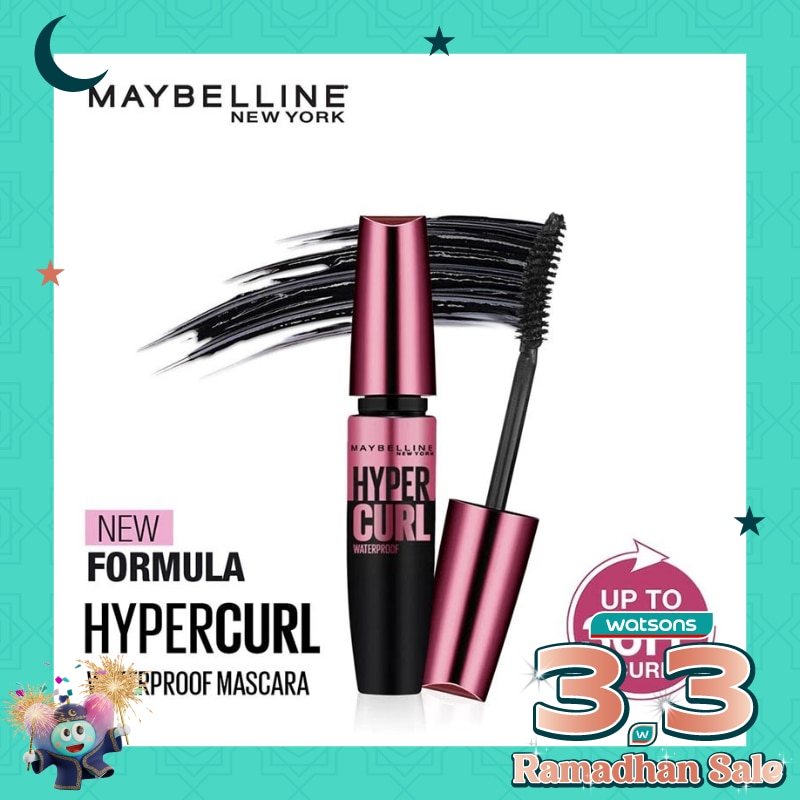 MAYBELLINE Maybelline Volum Express Mascara Hypercurl Waterproof - Black