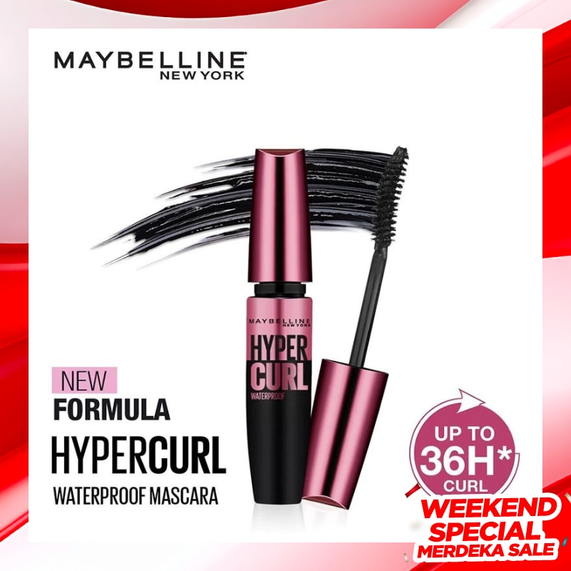 MAYBELLINE Maybelline Volum Express Mascara Hypercurl Waterproof - Black