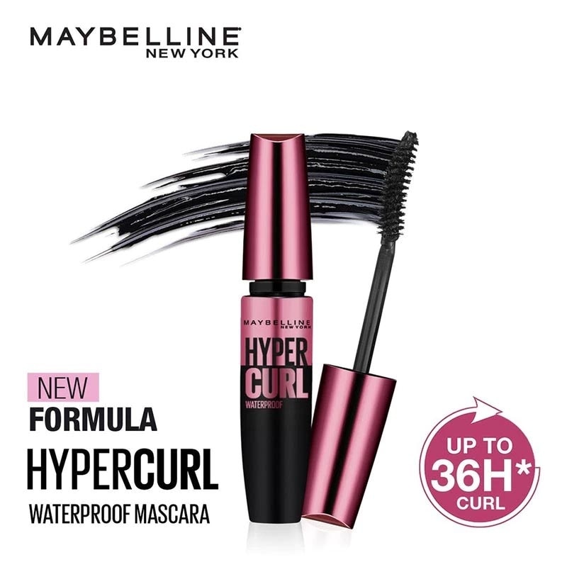 Volum Express Maybelline Mascara Hypercurl Waterproof - Black